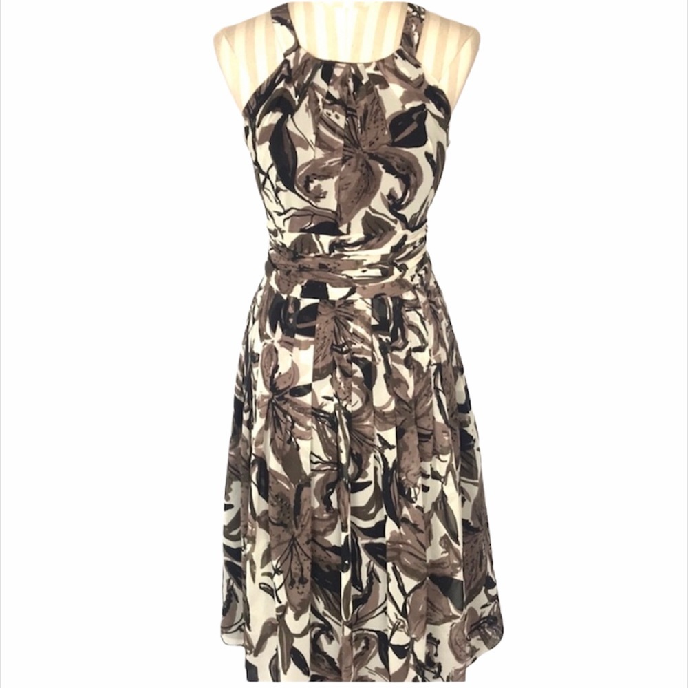 Jones Wear Floral Print Dress Size 10
